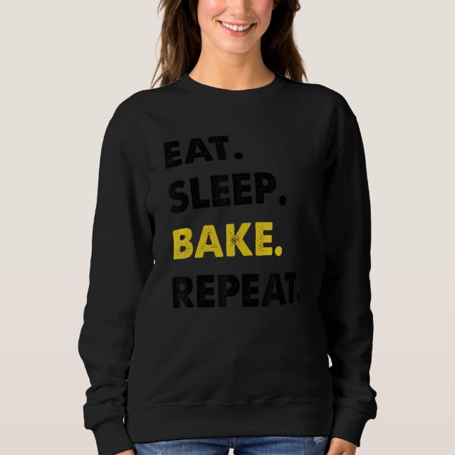 Upprepning av viloläge i bakbageri t shirt (Framsida)
