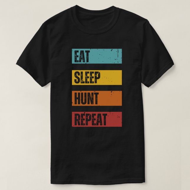 Upprepning av viloläge i viloläge | Hjort Hunting T Shirt (Design framsida)