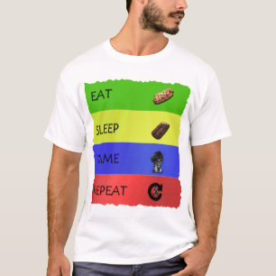 Upprepning av viloläge i viloläge i ark t shirt
