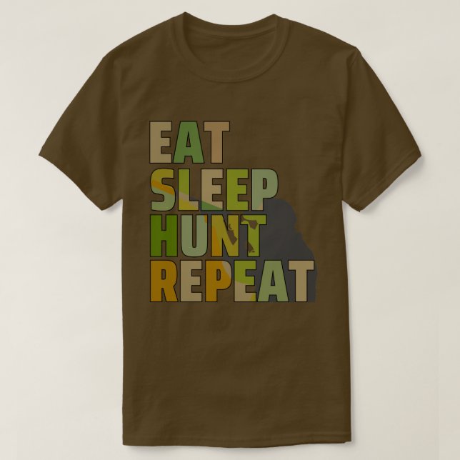 Upprepning av viloläge i viloläge t shirt (Design framsida)