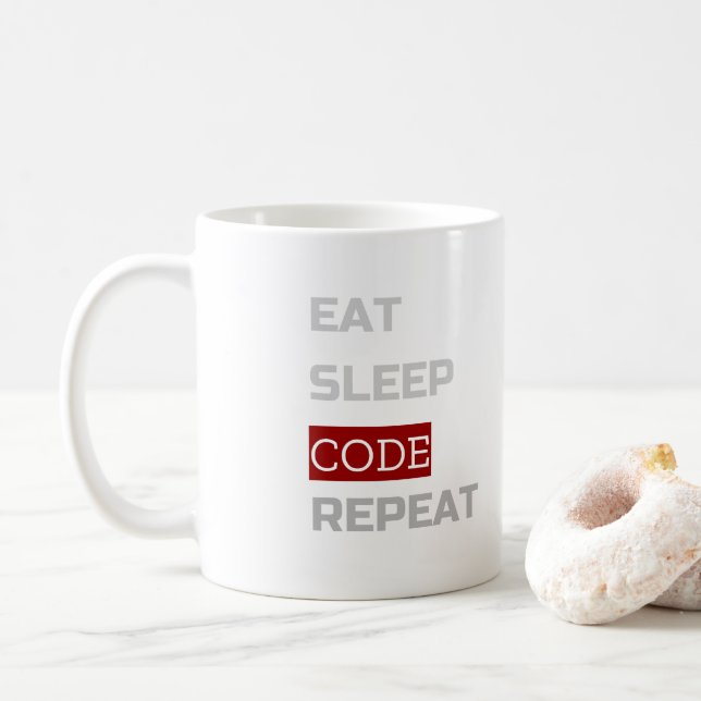 Upprepning av viloläge kaffemugg (Med munk)