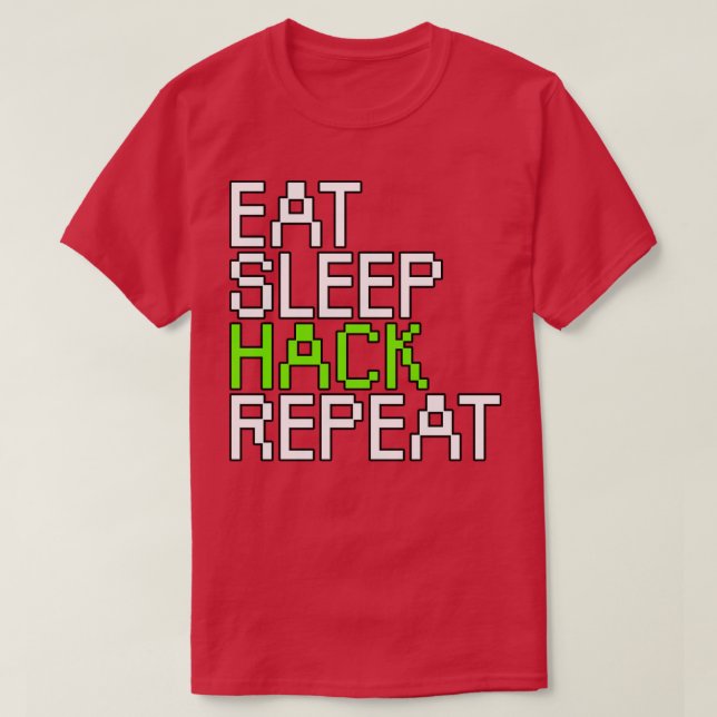 Upprepning av viloläge t shirt (Design framsida)