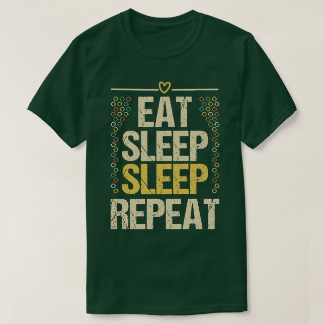 Upprepning av viloläge t shirt (Design framsida)