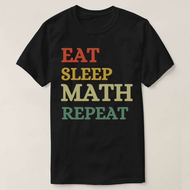 Upprepning av viloläge t shirt (Design framsida)