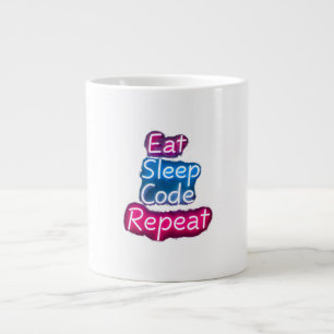 Upprepning av vilolägeskod jumbo mugg