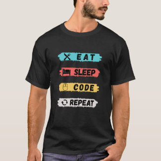 Upprepning av vilolägeskod t shirt