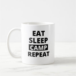 Upprepning av vilolägret kaffemugg