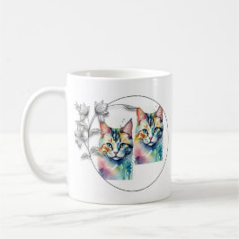 Upprepning i varje pawstep kaffemugg