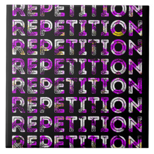 Upprepning Kakelplatta