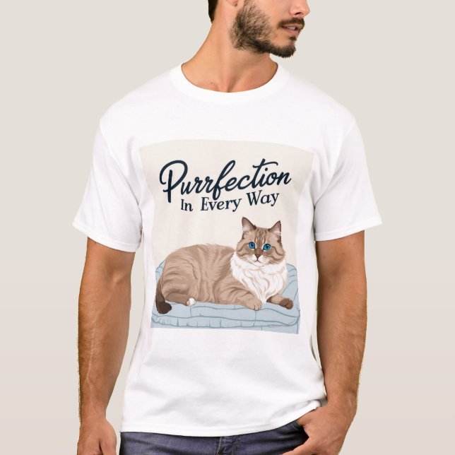 Upprepning Personifierad: Ragdoll Cat Lover's Drea T Shirt (Framsida)