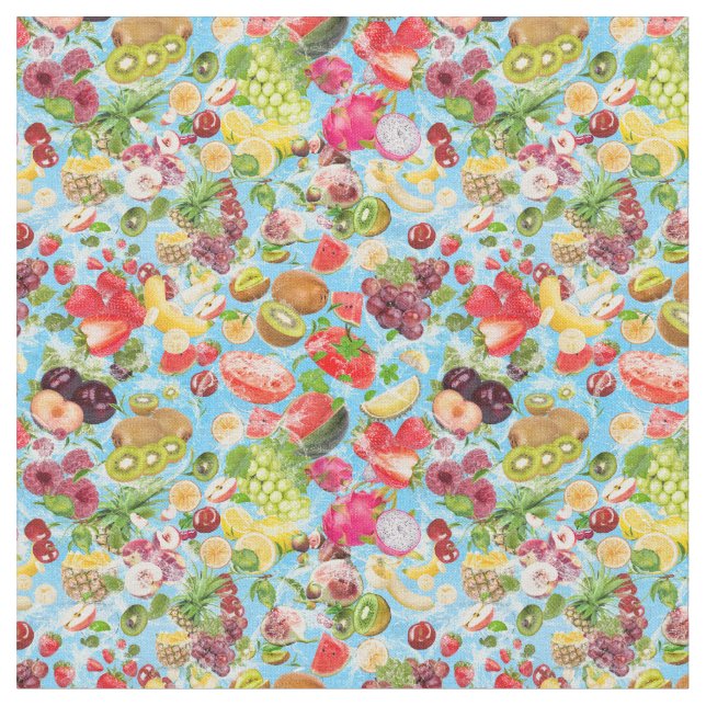 Upprepningar av oropiska frukter som vattnar ur mu tyg (Närbild)