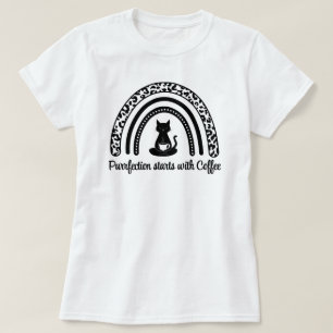 Upprepningen börjar med kaffe t shirt