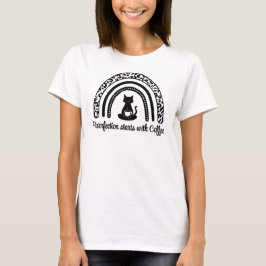 Upprepningen börjar med kaffe t shirt