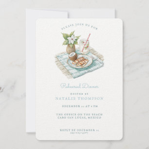 Upprepningsdagsmat för båge   Winter Wedding Inbjudningar