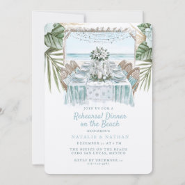 Upprepningsdagsmat för båge | Winter Wedding Inbjudningar