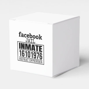 Upprepningsförbrytare för Facebook Jail Presentaskar