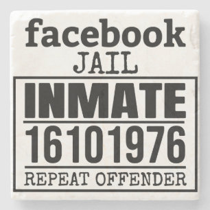 Upprepningsförbrytare för Facebook Jail Stenunderlägg