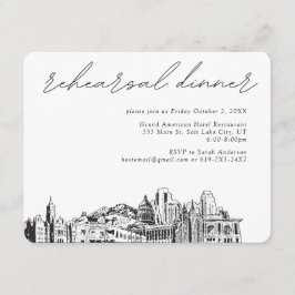 Upprepningskort för Salt Sjö City Bröllop Tilläggskort