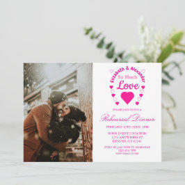 Upprepningsmiddag för Kärlek Bröllop Inbjudningar