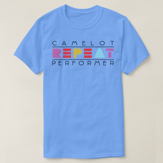 Upprepningsutförare för Camelot Music T Shirt (Design framsida)