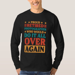 Uppretad kopiering av fotografi för fotografi Kärl T Shirt