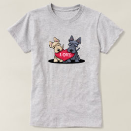 Upprigtig Scottie-Duo T-Shirt