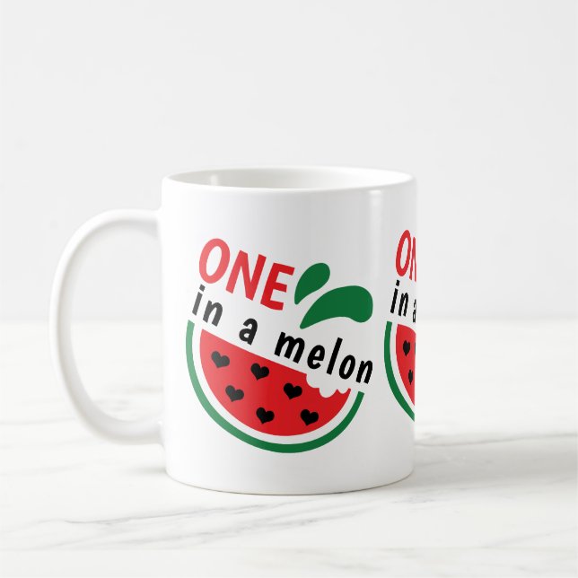 Upprigtig Vattenmelon EN i en Melon Kaffemugg (Vänster)