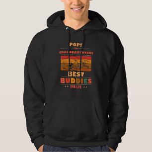 Upprigtiga farföräldrar kompisar för livet POPS fa Hoodie