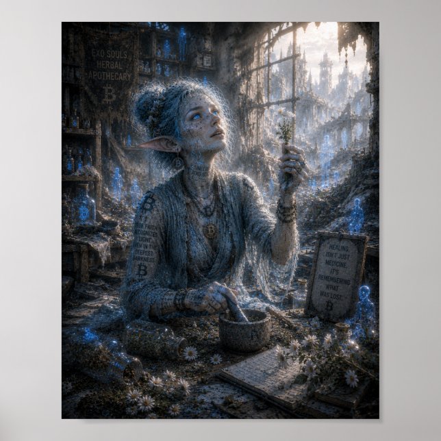 Uppriktig beundran / Örtläkare / Apotek Poster (Framsidan)