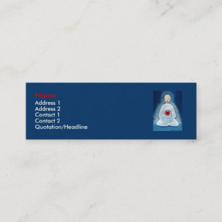 "Uppriktig insikt ", Mini Visitkort