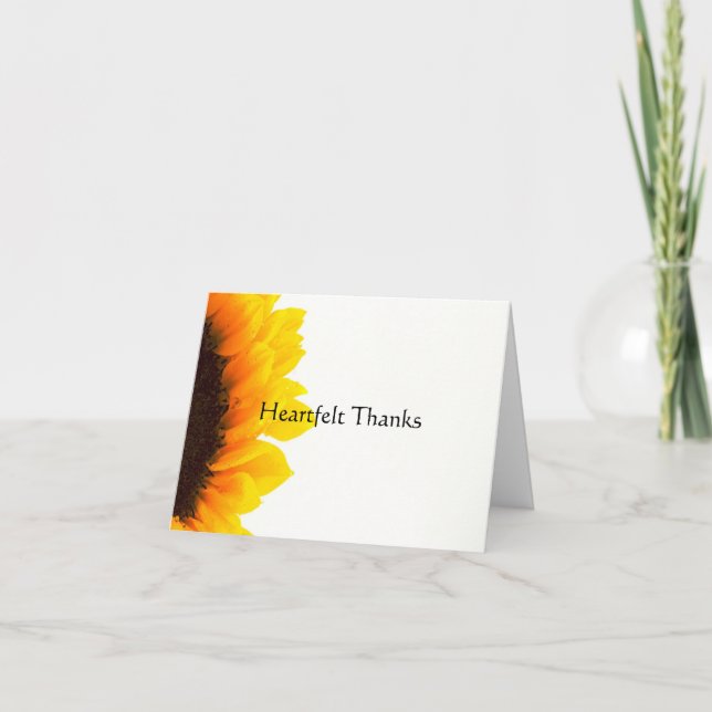 Uppriktigt tack kort (Framsida)