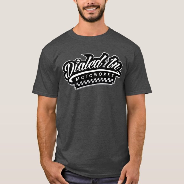 Uppringd i Anpassningsbar Motorcykeltransport T Shirt (Framsida)
