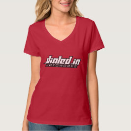 Uppringd i motorcykelns Logotyp T-shirt