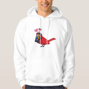 Uppringningar vid kardinal Bird Kärlek Hoodie