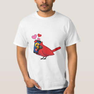 Uppringningar vid kardinal Bird Kärlek T Shirt