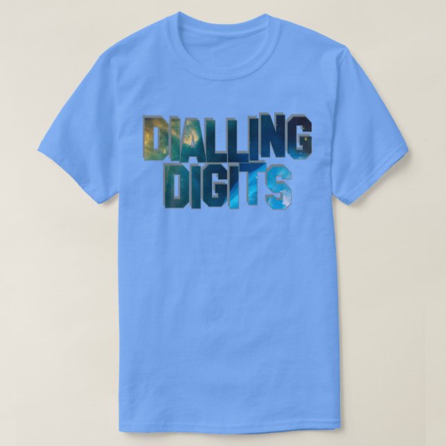 Uppringningssiffror T Shirt (Design framsida)