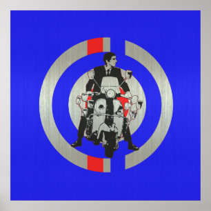 Uppringningssökning för Mod, metallisk Poster