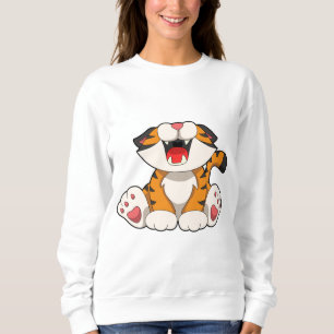 Upprinnande tiger t shirt