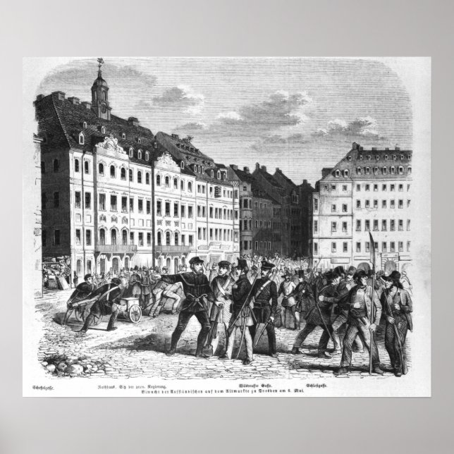 Uppror i Dresden Poster (Framsidan)