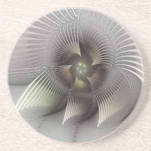 Upprörande Figur, modern Abstrakt Fractal Art Underlägg