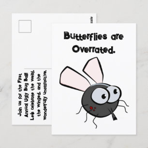 Upprörande Mosquito Thinks Han är Cute Funny Kryp Vykort