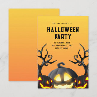 Upprörande Superskoj: Halloween Haunt Inbjudningar