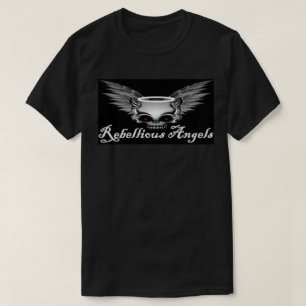 UPPRORISK SKJORTA FÖR ÄNGLARMC LOGOTYP T SHIRT