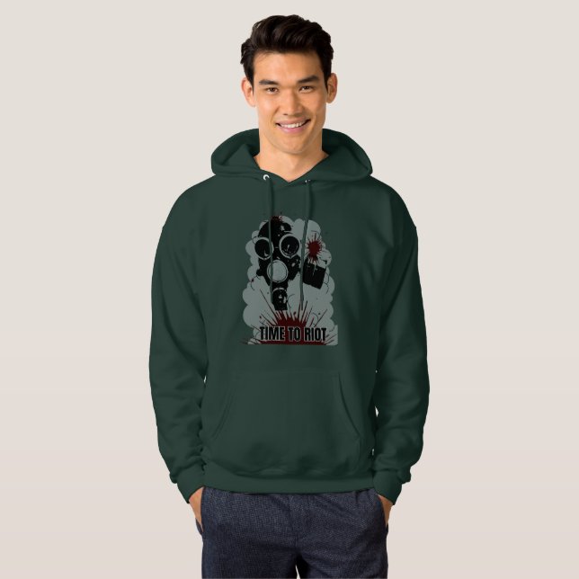 Upprorstid Hoodie (Hel framsida)