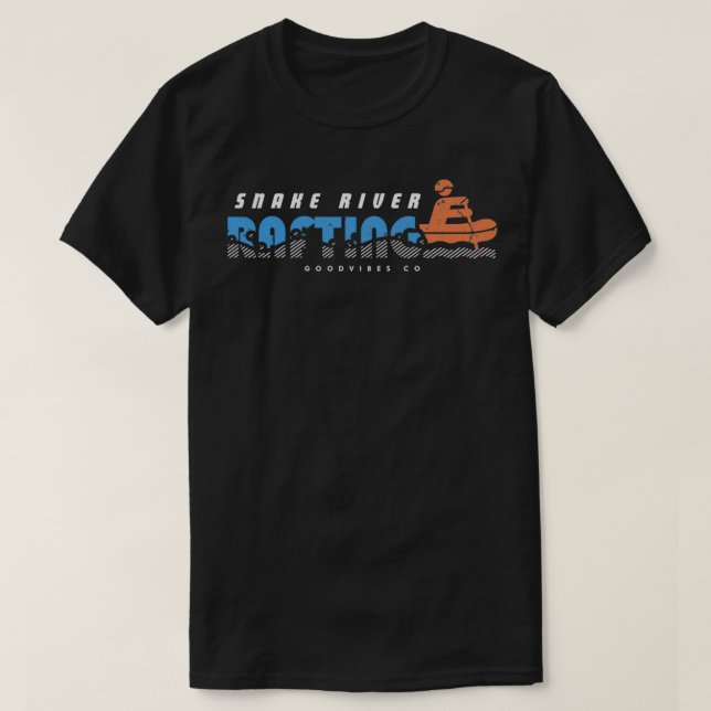 Uppruggning i floden Snake T Shirt (Design framsida)