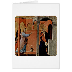 Uppsägning av Duccio Hälsningskort