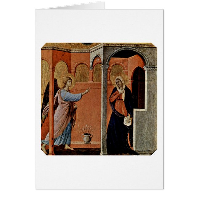 Uppsägning av Duccio Hälsningskort (Framsidan)