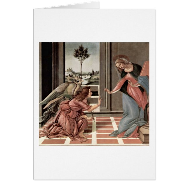Uppsägning av Sandro Botticelli Hälsningskort (Framsidan)