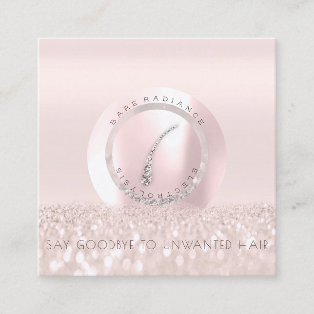 Uppsägningskort Electrolysis Ro Glitter Logotyp1 (Framsida)