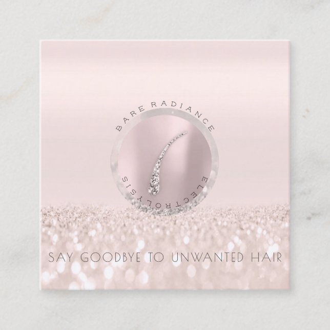 Uppsägningskort Electrolysis Ro Glitter Logotyp1 (Framsida)